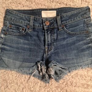 The Castings Denim Distressed Shorts